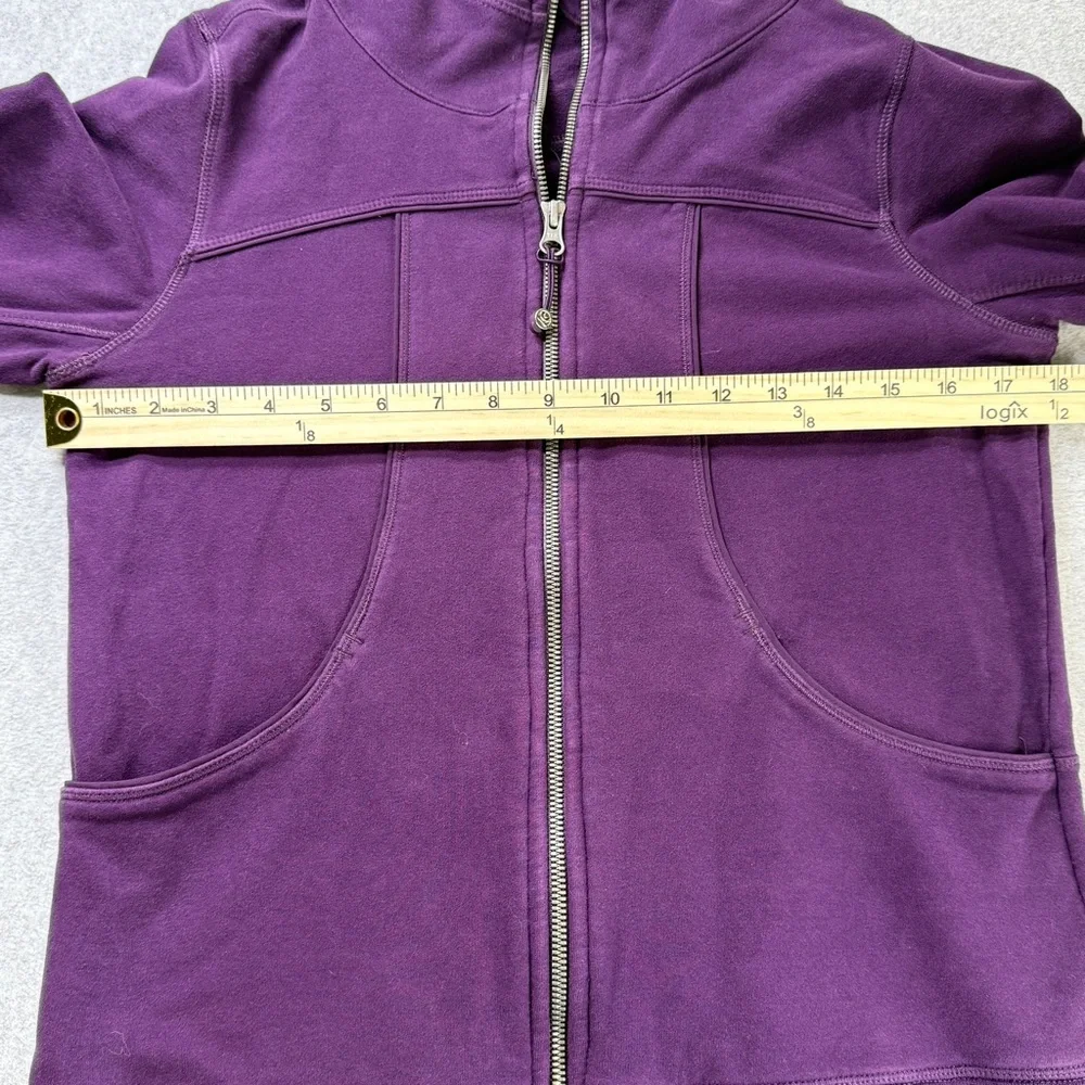 Lululemon‎ Scuba Hoodie Purple Full Zip Sweatshirt Women's Size 6-8
